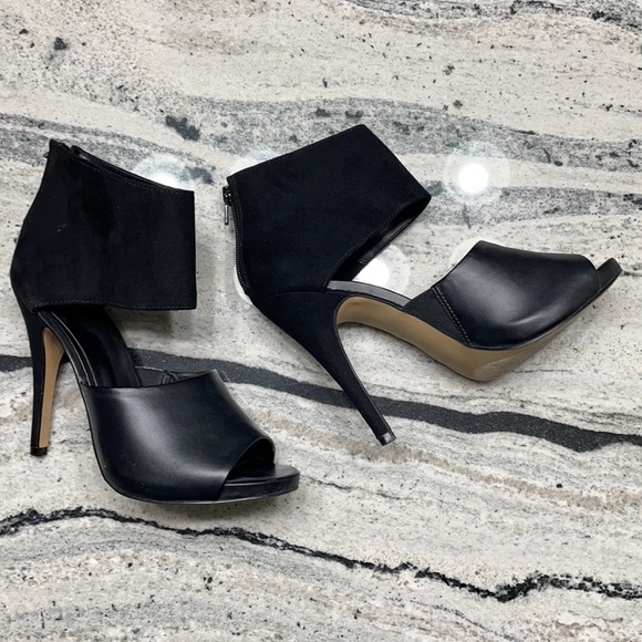 Apt. 9 Shoes - Leather Suede Ankle Booties